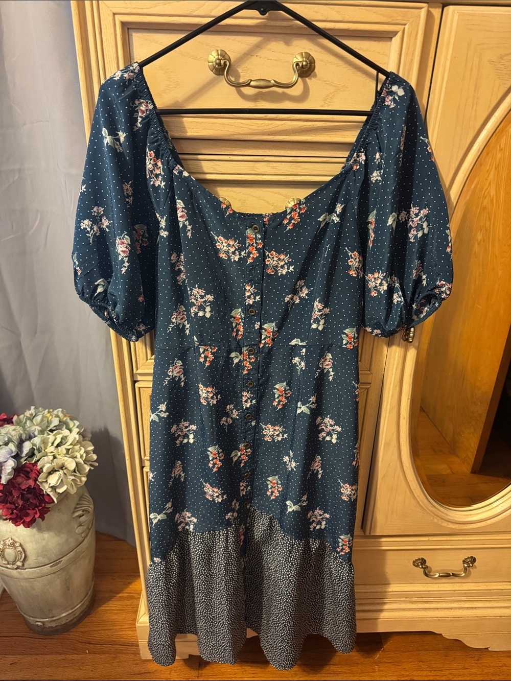Floral Button Down Dress